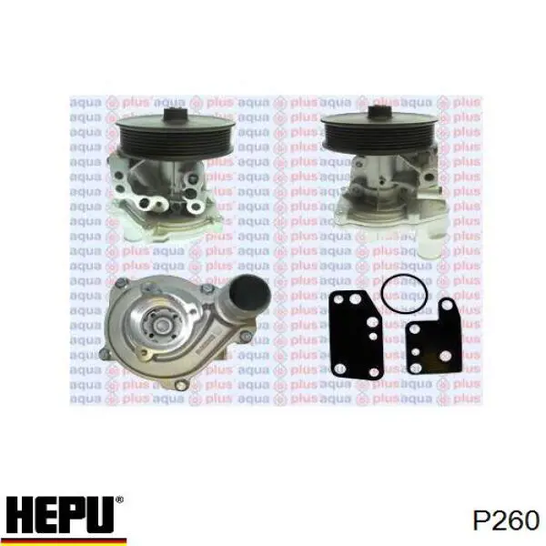 Comprar P260 Hepu Bomba de agua para motor