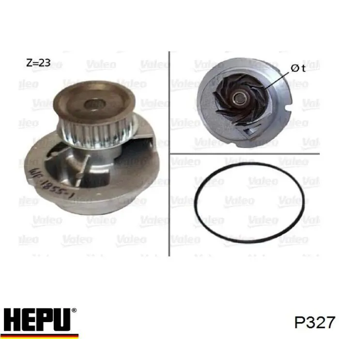Comprar P327 Hepu Bomba de agua para motor
