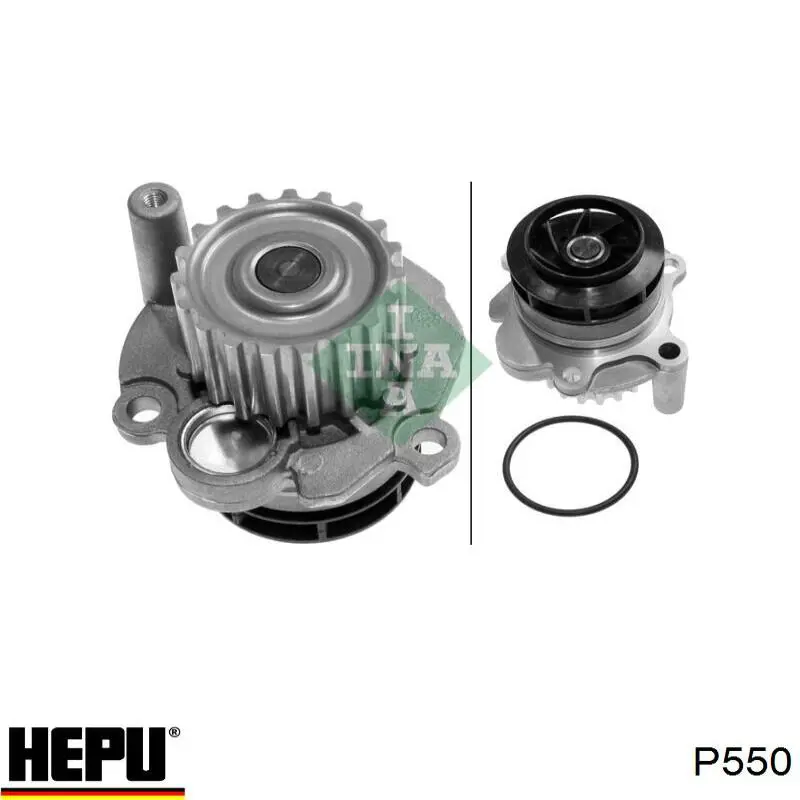 Motor de agua Hepu P550