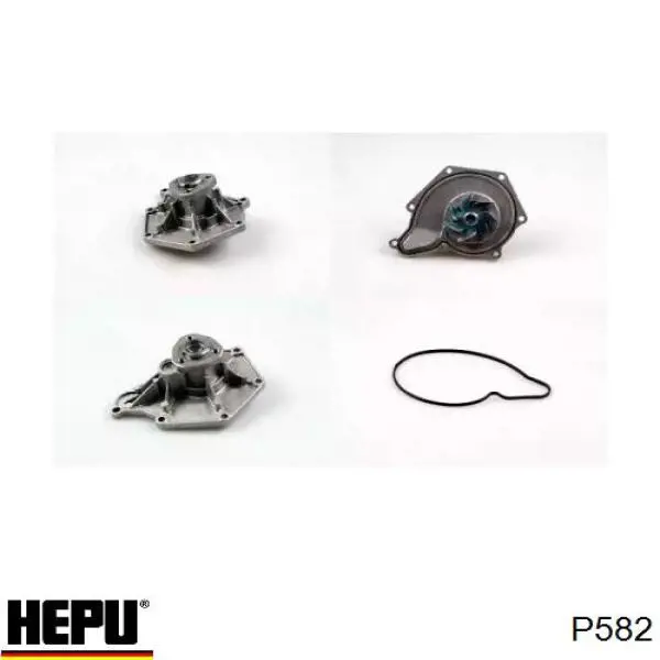 P582 Hepu Bomba refrigerante coche
