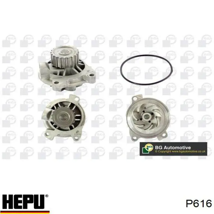 Motor de agua Hepu P616