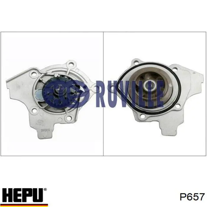 Comprar P657 Hepu Bomba de agua para motor