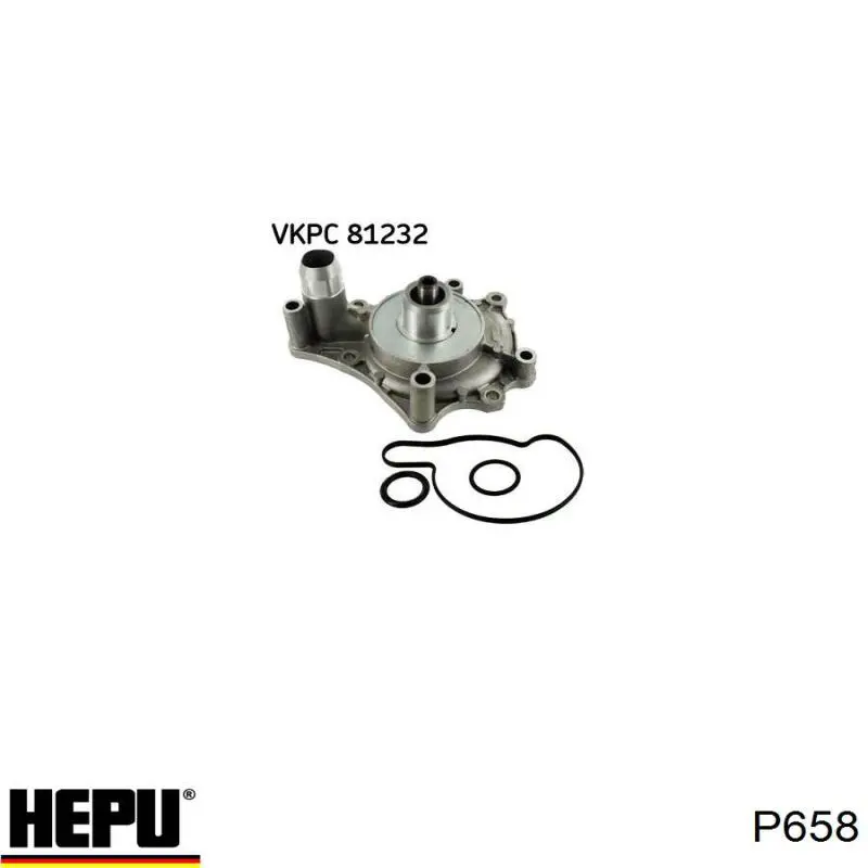 Bomba de agua P658 Hepu