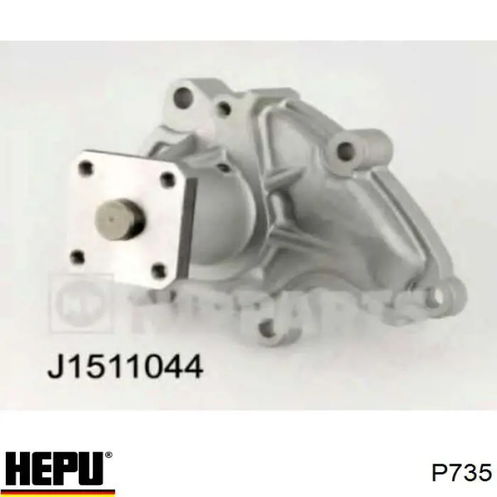 Bomba de agua P735 Hepu