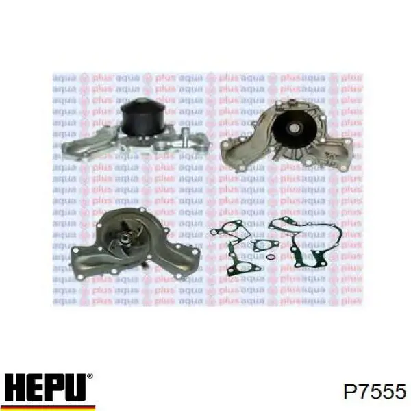Comprar P7555 Hepu Bomba de agua para motor