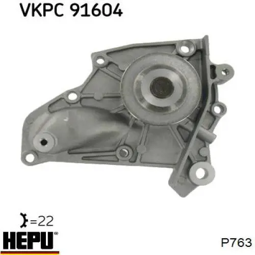 Bomba de agua P763 Hepu