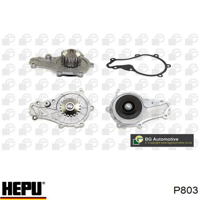 Motor de agua Hepu P803
