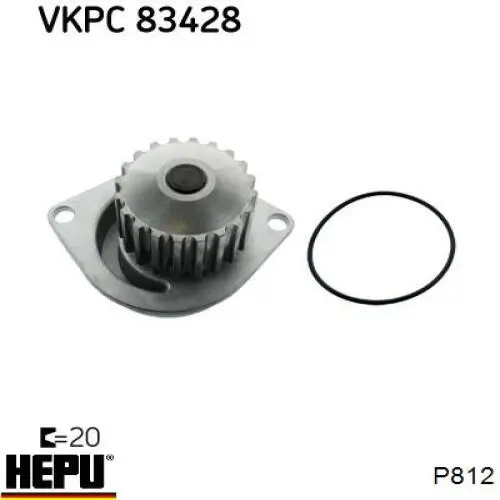 Comprar P812 Hepu Bomba de agua para motor