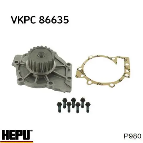 Motor de agua Hepu P980