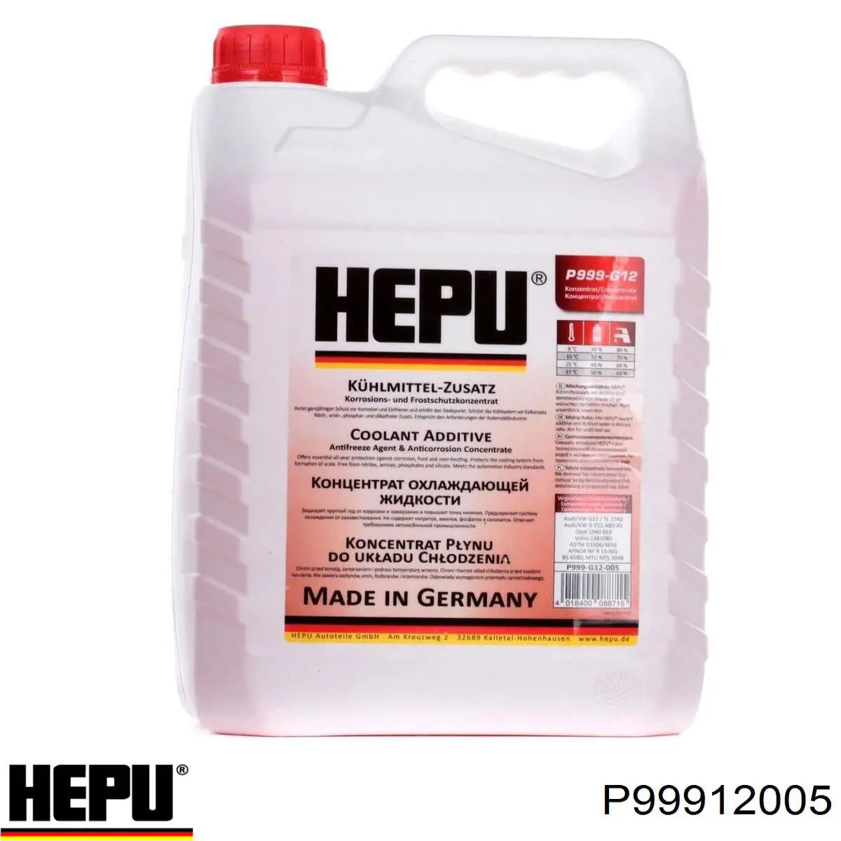 Antifreeze (Coolant) Hepu P99912005 precio, desde 32,53 EUR