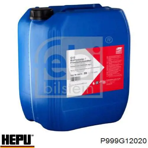 Líquido anticongelante Hepu ANTIFREEZE -40°C 20L (P999G12020)