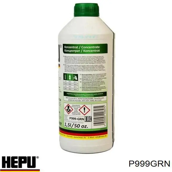 Antifreeze (Coolant) Hepu P999GRN precio, desde 8,10 EUR