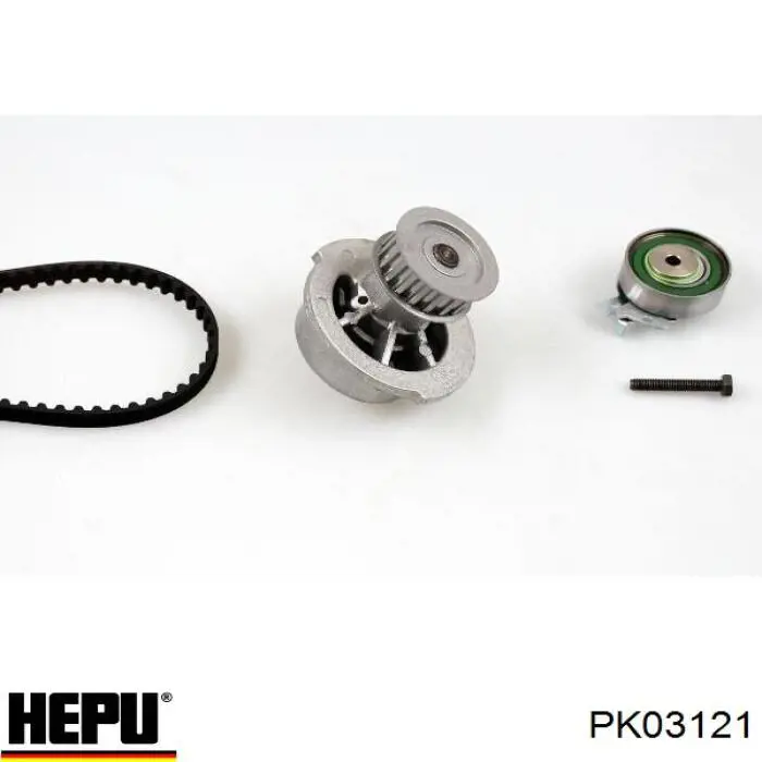 PK03121 Hepu kit de correa de distribución