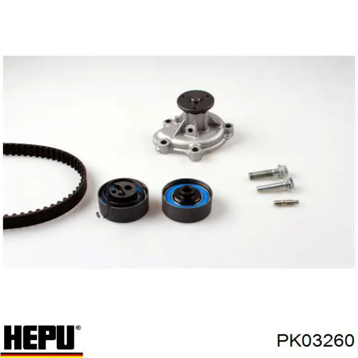 PK03260 Hepu rodillo, cadena de distribución