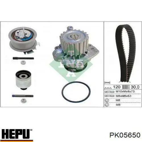 PK05650 Hepu kit correa de distribución