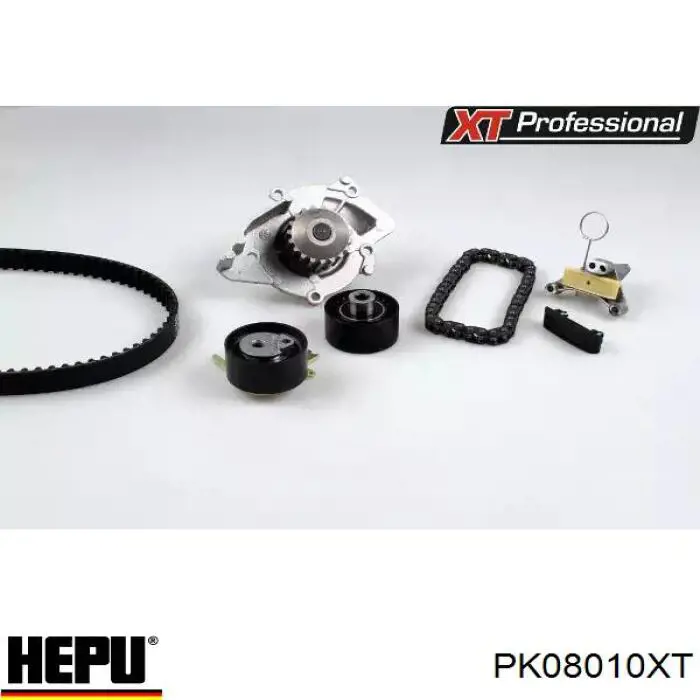 PK08010XT Hepu kit correa de distribución