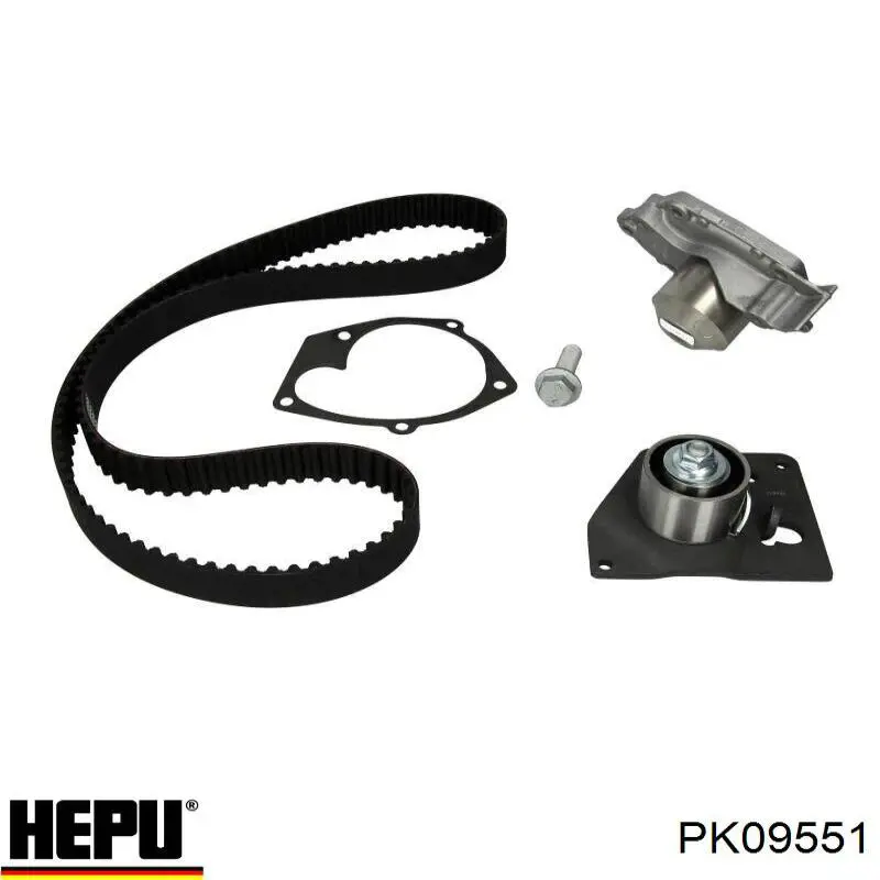 PK09551 Hepu kit de correa de distribución