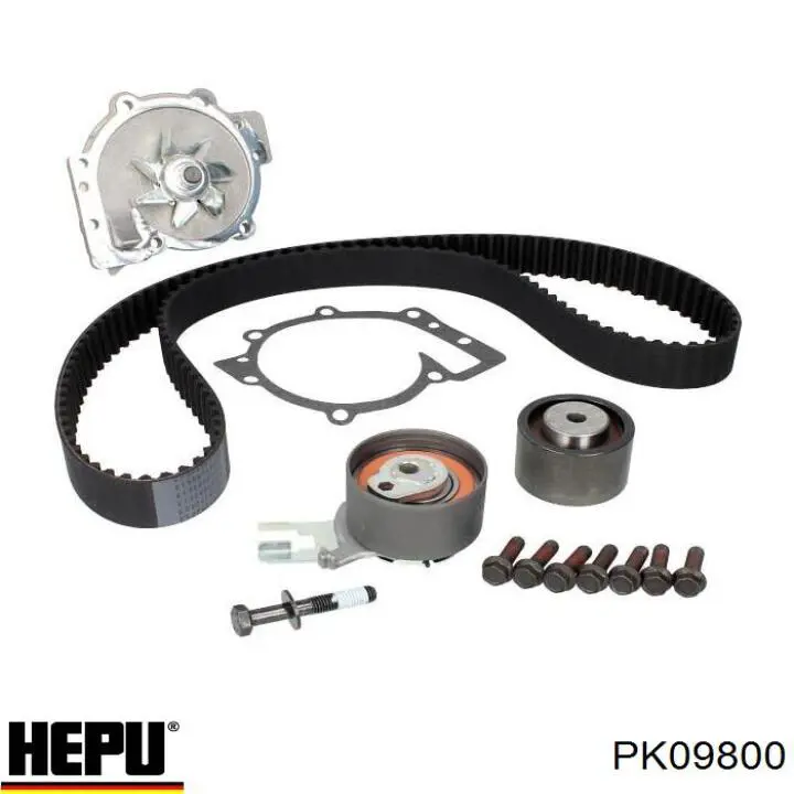 PK09800 Hepu kit correa de distribución