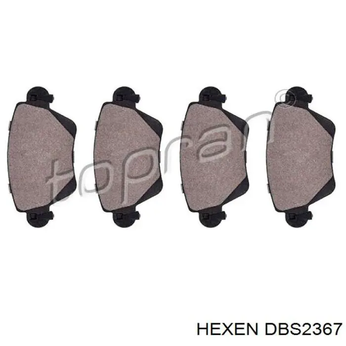 DBS2367 Hexen pastillas de freno traseras