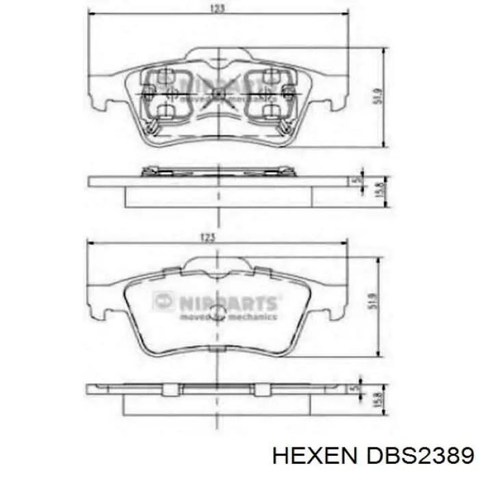 Pastillas de freno traseras Renault Espace 4 JK0