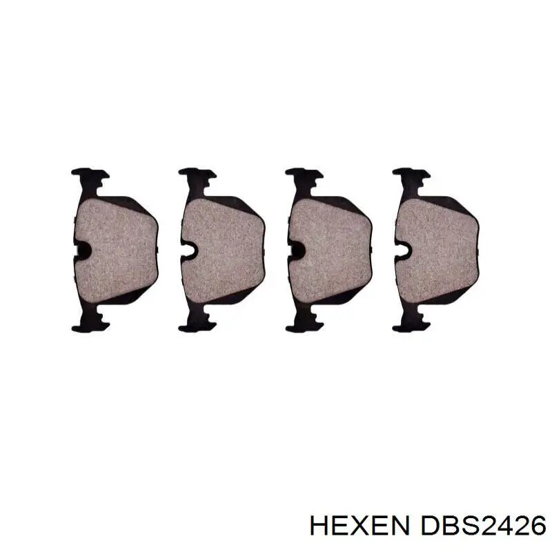 DBS2426 Hexen pastillas de freno traseras