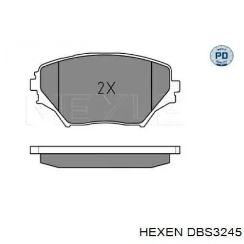 Pastillas de freno delanteras Toyota RAV4 2 XA2