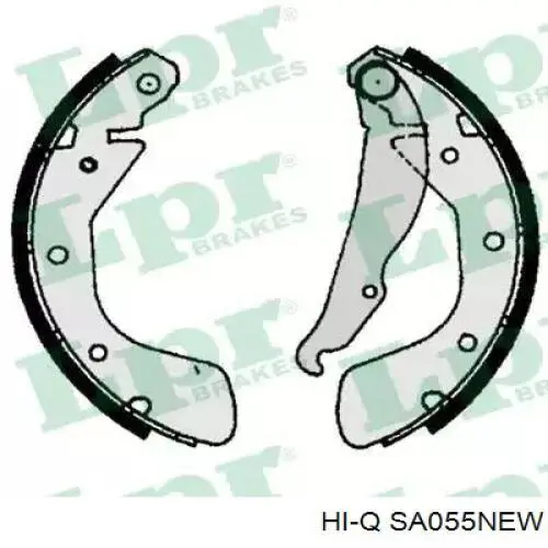 SA055-NEW Hi-q zapatas de frenos de tambor traseras