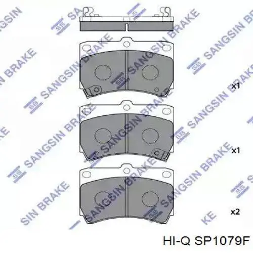 SP1079-F Hi-q pastillas de freno delanteras