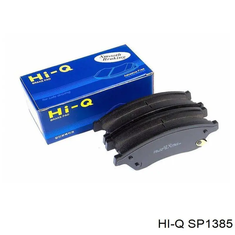 SP1385 Hi-q pastillas de freno traseras