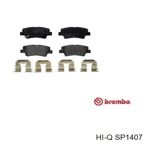Pastillas traseras de freno Hi-q SP1407 precio, desde 20,75 EUR