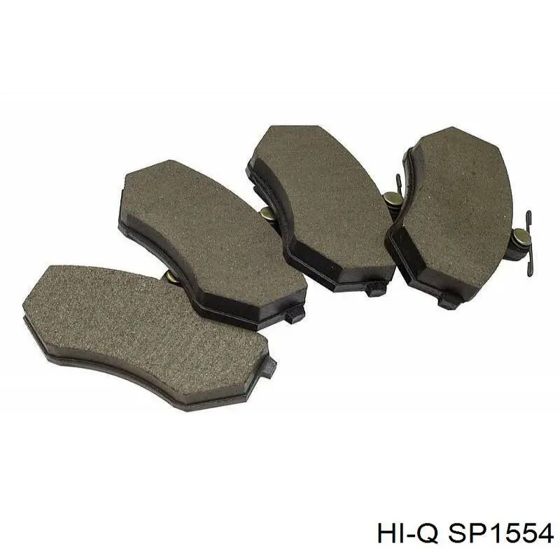 SP1554 Hi-q pastillas de freno traseras