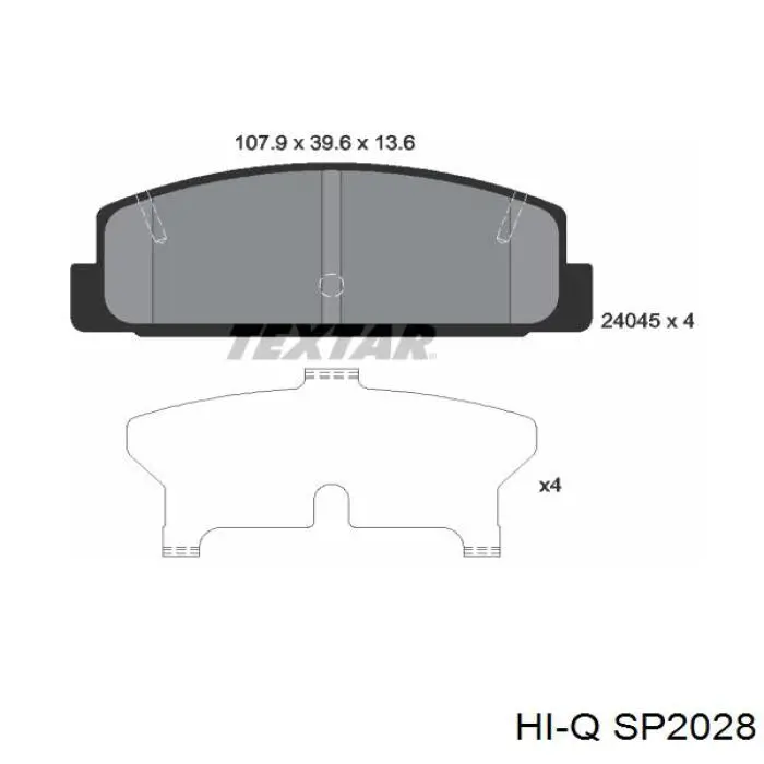 Pastillas traseras de freno Hi-q SP2028 precio, desde 14,31 EUR