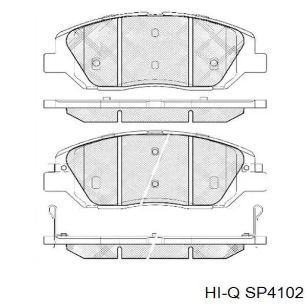 Comprar 4813036B10 Ssang Yong Pastillas delanteras de freno