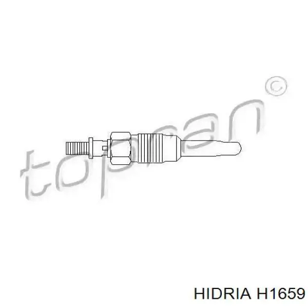Bujía de precalentamiento H1659 Hidria