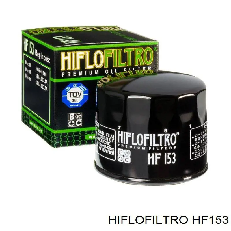 HF153 Hiflofiltro Filtro aceite