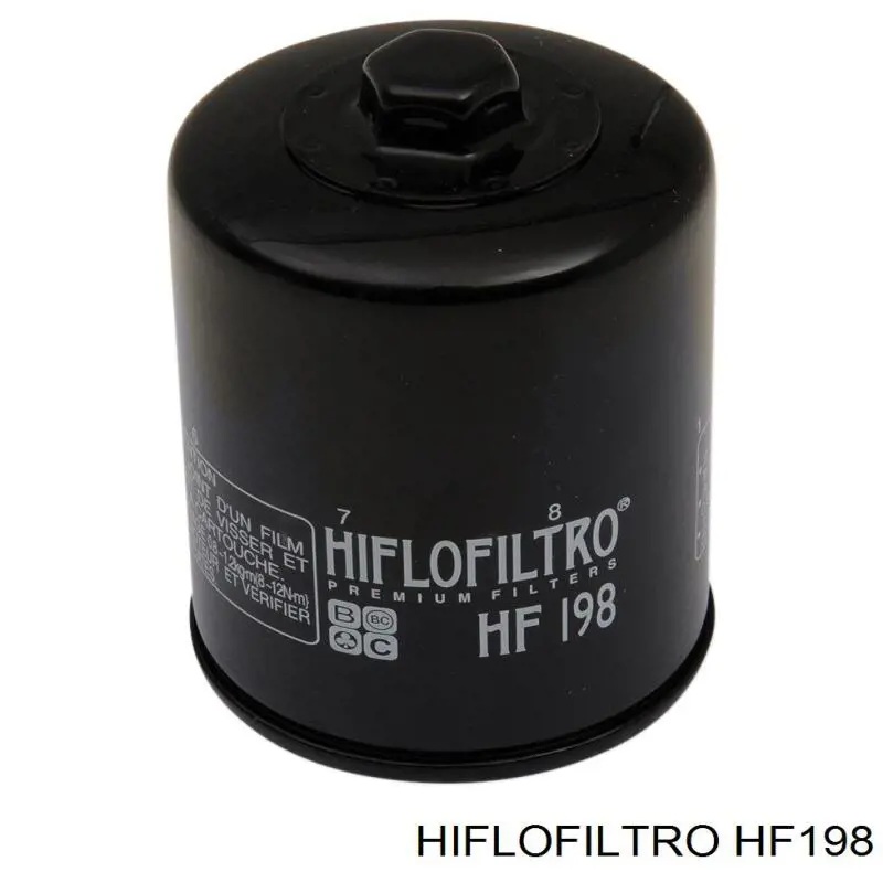 HF198 Hiflofiltro Filtro aceite