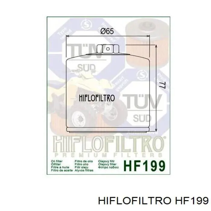 HF199 Hiflofiltro filtro de aceite