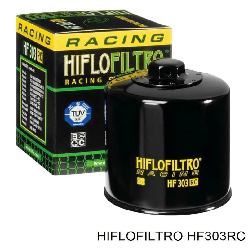 Filtro de aceite Hiflofiltro HF303RC precio, desde 7,36 EUR