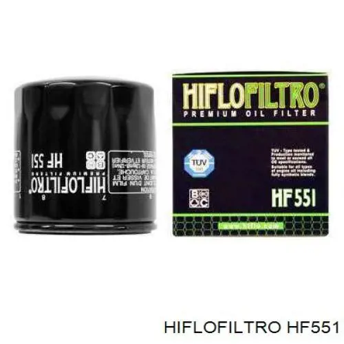 HF551 Hiflofiltro Filtro de aire de motor