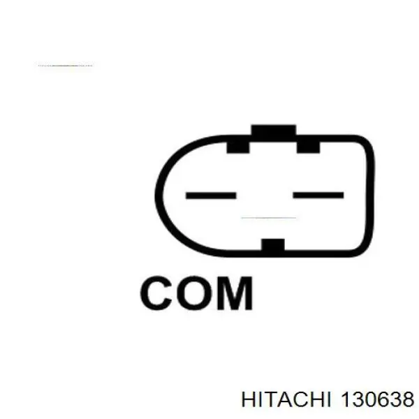 130638 Hitachi regulador del alternador