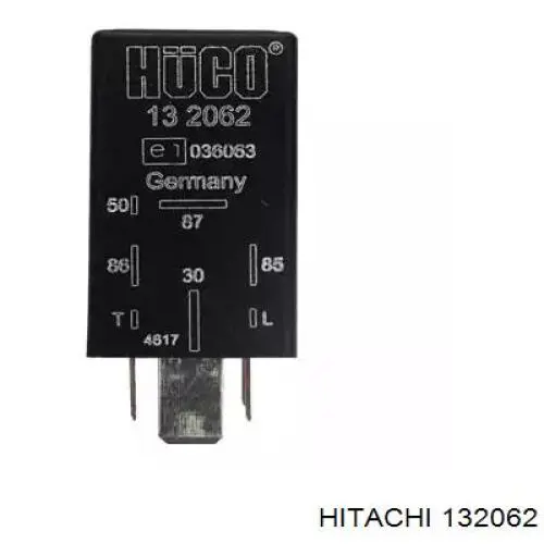 132062 Hitachi relé de bujía de precalentamiento