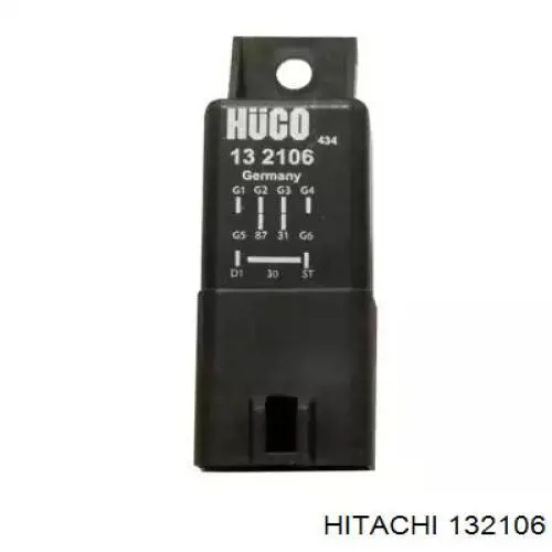 132106 Hitachi relé de bujía de precalentamiento