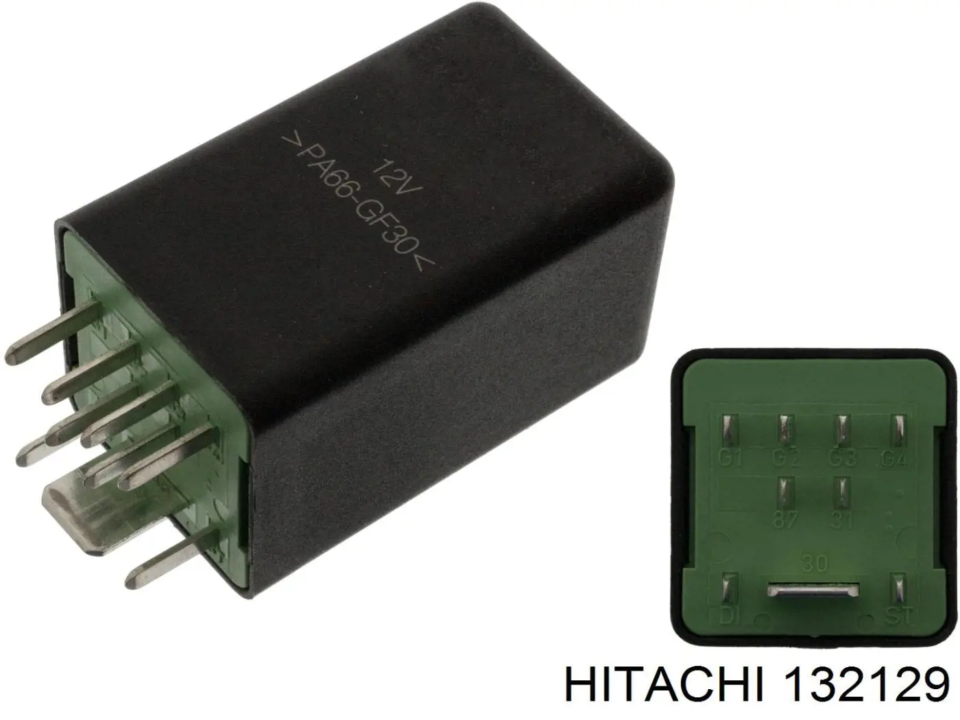 132129 Hitachi relé de precalentamiento