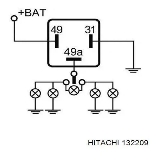 Relé, piloto intermitente BMW 3 E46