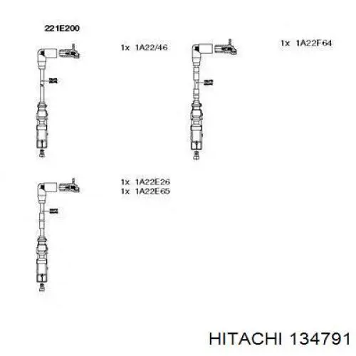 134791 Hitachi cables de bujías