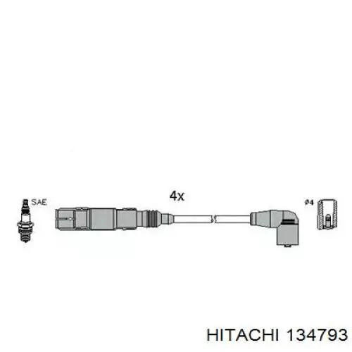 134793 Hitachi cables de bujías