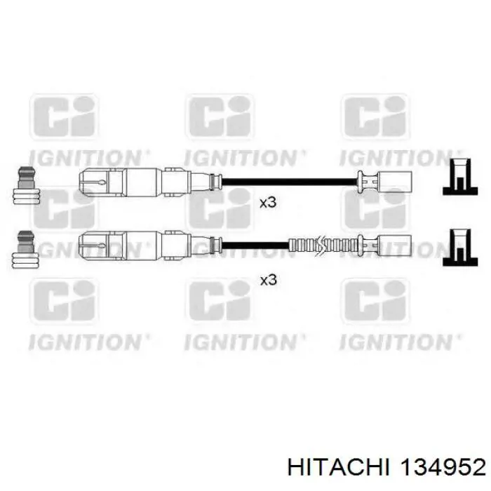 134952 Hitachi cables de bujías