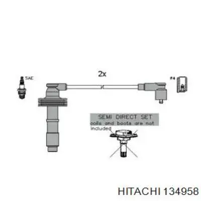 134958 Hitachi juego de cables de encendido