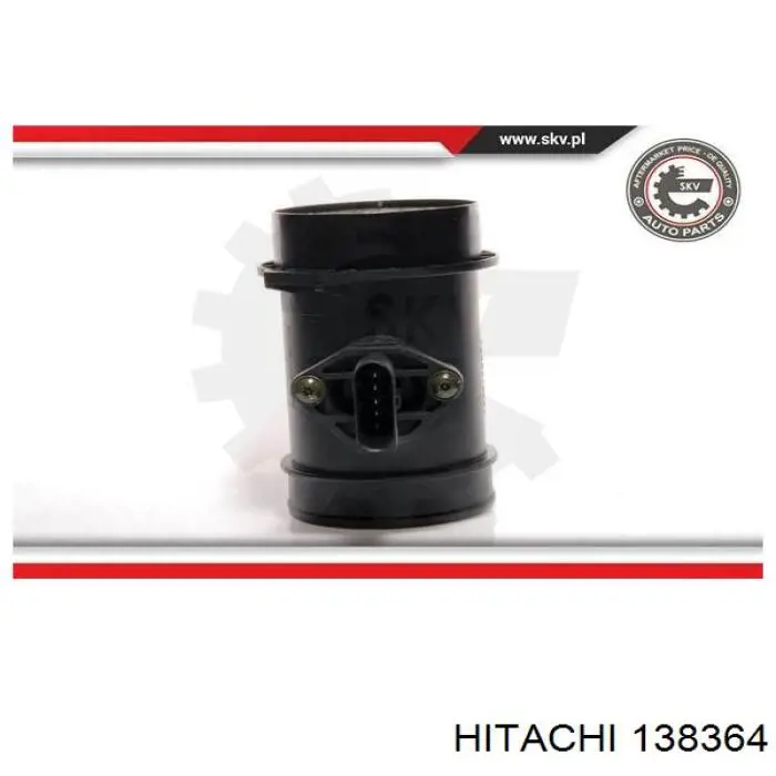 138364 Hitachi sensor de flujo de aire/medidor de flujo (flujo de aire masibo)