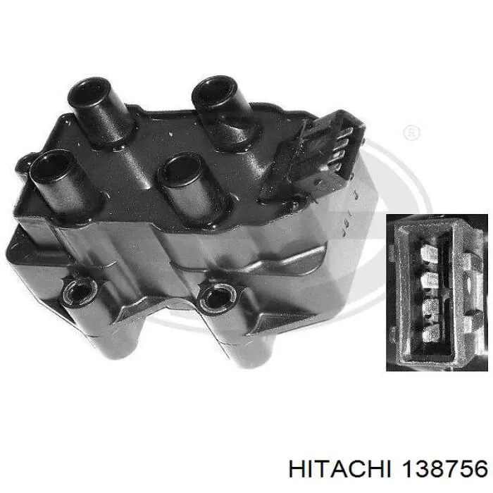 138756 Hitachi bobina de encendido